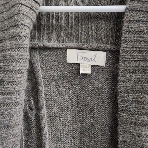 Womens Fossil Long Cardigan XS - Picture 3 of 3
